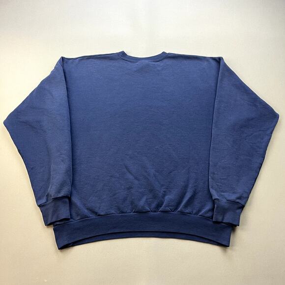 New York University Sweatshirt Adult Medium Navy Blue Crewneck NYU Logo College - Picture 3 of 10